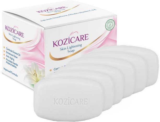 Kozicare स्किन लाइटनिंग सोप | कोजिक एसिड सोप | बाथ सोप कॉम्बो | फॉर ग्लोइंग स्किन
