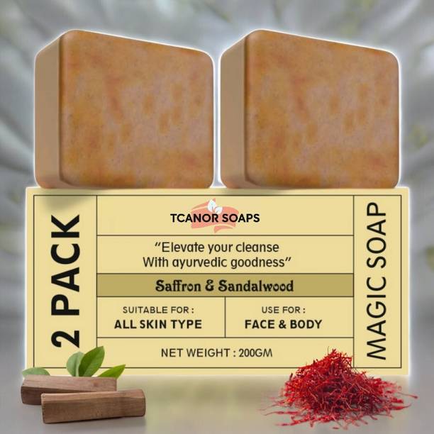 TCANOR HANDMADE Soap made with Petals, Natural Butters, Vitamin E without Colors