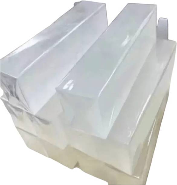 fresheasily Crystal Clear Glycerine Pour Soap Base Transparent DIY Handmade Soap Material