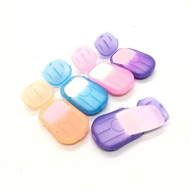 VEWIKZY Disposable Hand Washing Cleaning Paper Soap Flakes Mini Soap Paper