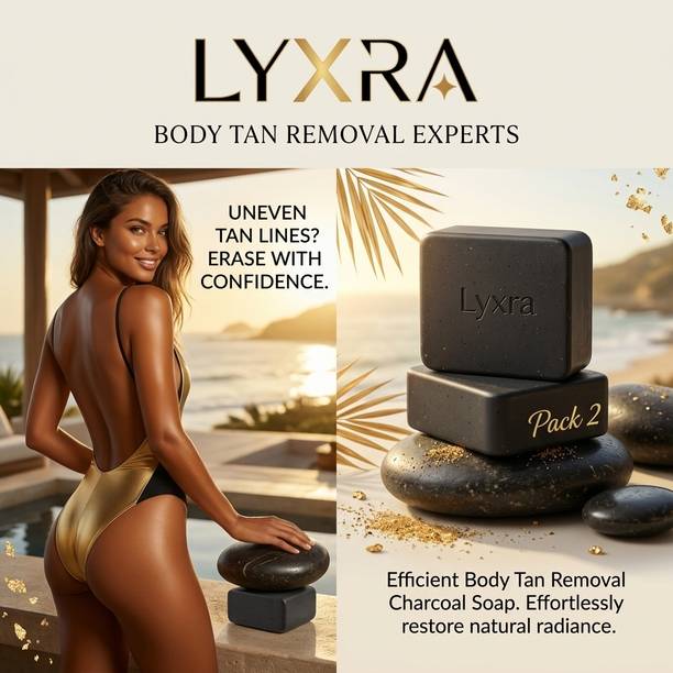 Lyxra Charcoal Soap Inspired by Ayurveda Natural Skin Healing