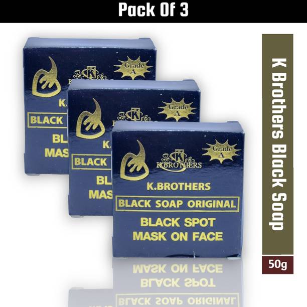 K Brothers Black Soap For Black Spot Mask On Face