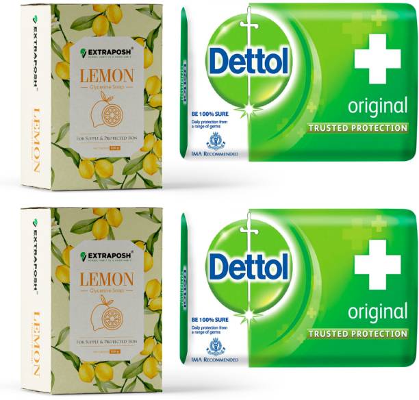 Dettol Original Protection Soap with Glycerine Base Lemon Soap