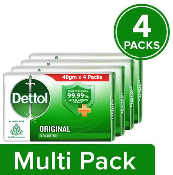 Dettol Germ Protection Oiriginal Soap 40gm x 4 pack
