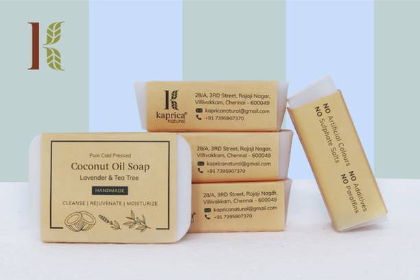 KAPRICA Natural Handmade pure cold pressed coconut oil soap