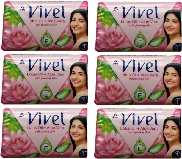 Vivel Lotus Oil + Aloe Vera Bath Soap