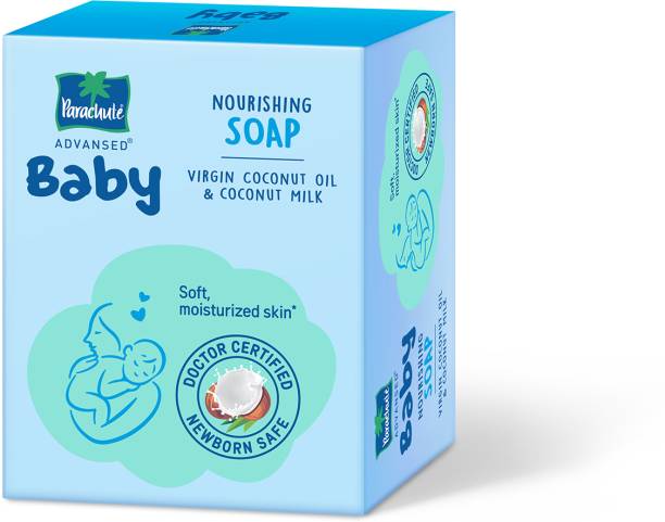 Parachute Advansed Baby Nourishing Soap for new born Virgin Coconut Oil &Coconut Milk for soft skin