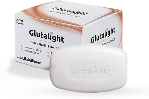 Glutalight Skin Lightening Soap For Reduce Freckles, Age Marks, Acne Spots