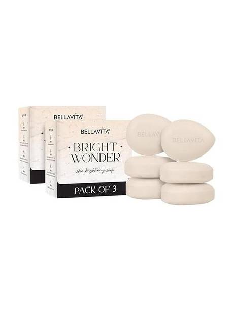 BELLAVITA Bright Wonder | Skin Brightening Soap | Dark Spots & Pigmentation Reduction