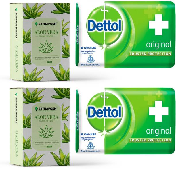 Dettol Original Protection Soap with Glycerine Base Aloe Vera Soap