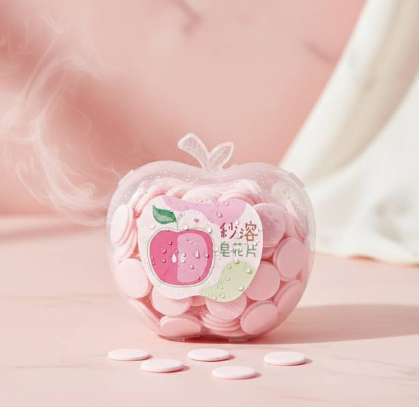 Fairlis Apple Shape Paper Soap for Portable Hand Wash Use