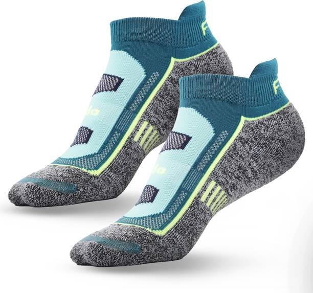 Frido Anti Sweat Active Socks for Badminton, Walking, Running, Gym & Sports, Odor-Free Men & Women Ankle Length