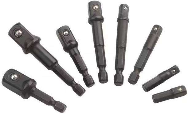 PKT 8 Pcs Impact Grade Socket Adapter Set 1/4", "3/8", "1/2" Socket Set