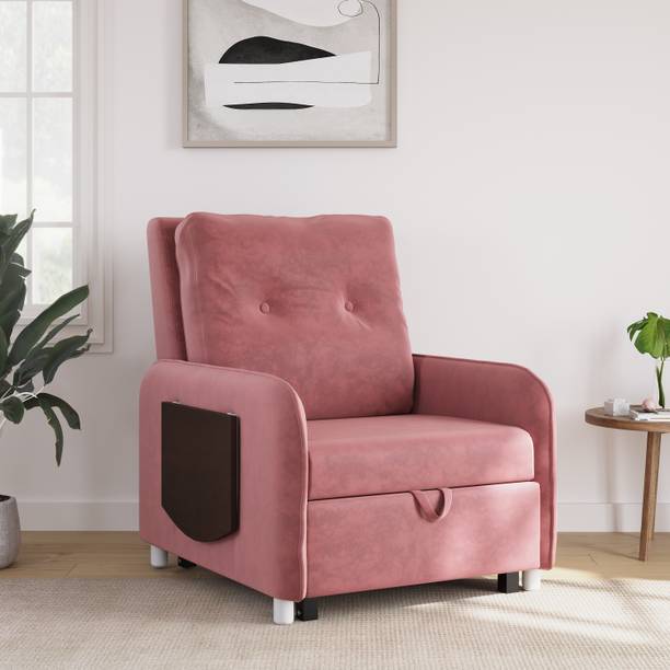 WESTIDO Gucci1S 1 Seater Single Solid Wood Pull Out Sofa Cum Bed