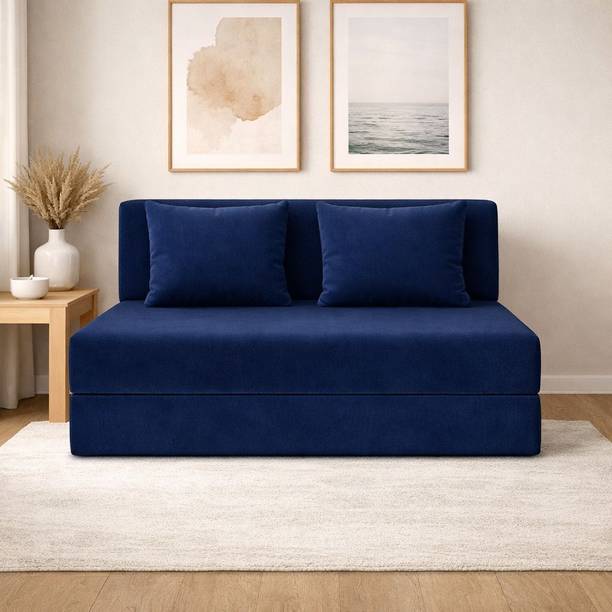 Flipkart Perfect Homes Navo 2 Seater Double Foam Pull Out Sofa Cum Bed