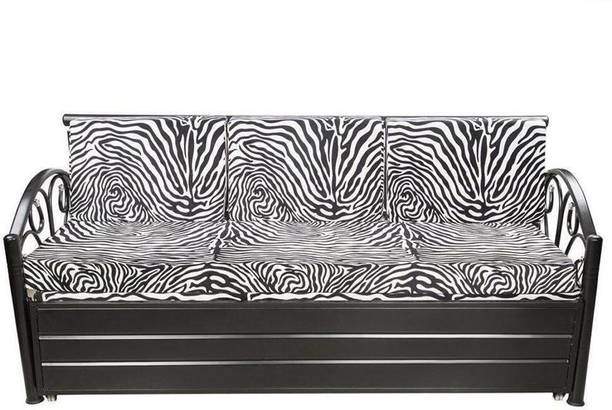 Lakecity group Tokyo Multicolour(6x5) 3 Seater Double Metal Pull Out Sofa Sectional Bed