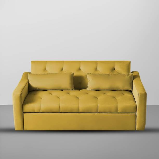 Casaliving Broden 3 Seater Single Solid Wood Pull Out Sofa Cum Bed