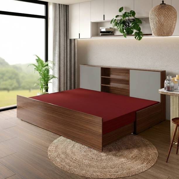 Interio by Godrej Vurv 2 Seater Double Engineered Wood Pull Out Sofa Cum Bed