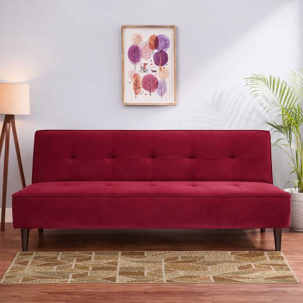 ARRA Palermo Fully Upholstered 3 Seater Single Solid Wood Fold Out Sofa Sectional Bed
