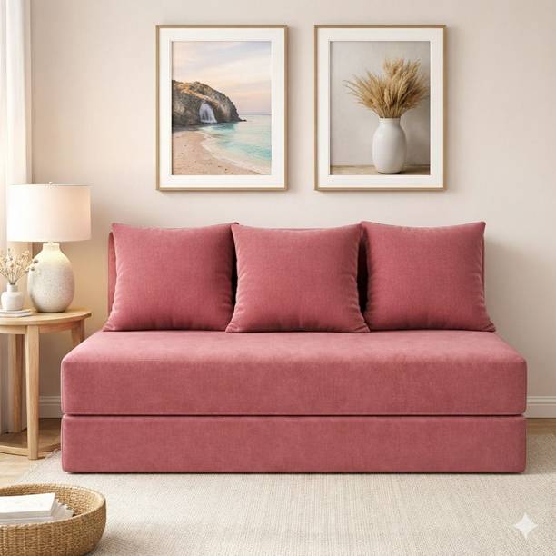 Flipkart Perfect Homes Siyanavo 3 Seater Double Foam Pull Out Sofa Cum Bed