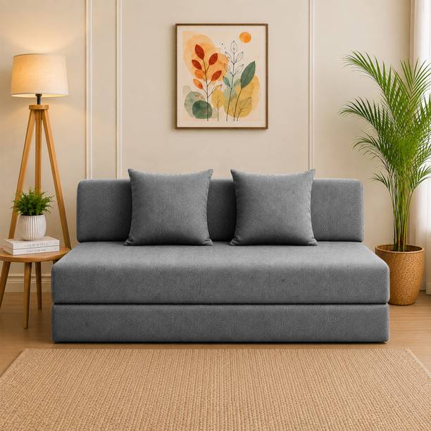 Dr Smith 4 X 6 Feet 2 Seater Single Foam Fold Out Sofa Cum Bed