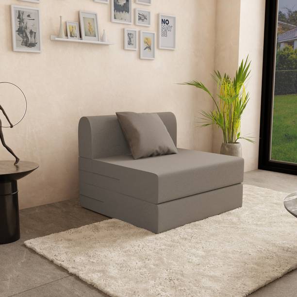 SleepyHug FoldPRO Sofa-Cum-Bed 1 Seater Double Foam Fold Out Sofa Cum Bed
