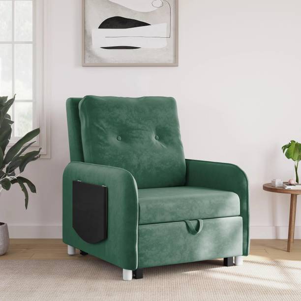 RECLINEX INDIA GUCCI MULTI UTILITY CHAIR 1 Seater Single Solid Wood, Metal, Solid Wood Pull Out Sofa Cum Bed