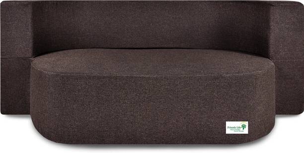Friends Fit Life 3 Seater 44 X 72X 15 Sofa Cum Bed Comfort for All with 4 Cushions 2 Seater Double Foam Fold Out Sofa Cum Bed