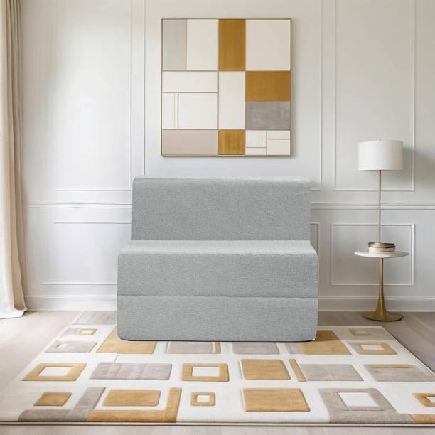 Expecting Smile For 1 Person 1 Seater Single Foam Fold Out Sofa Cum Bed