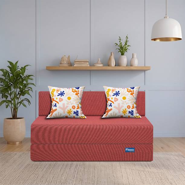 flexobystarlon Flexo Starlon - 4x6 2 Seater Double Foam Fold Out Sofa Cum Bed