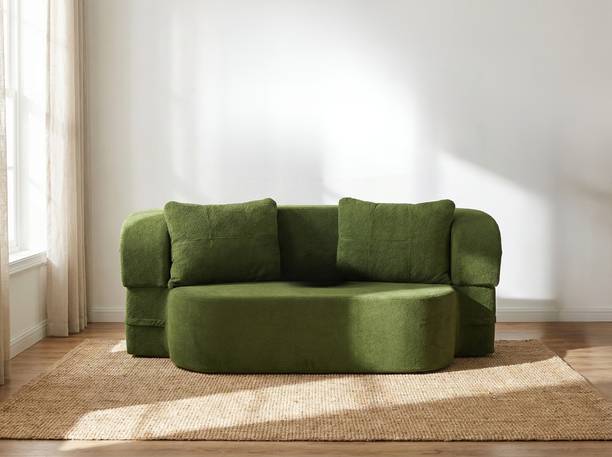 WOX SOFA STUDIO Compressed 3 Seater Single Foam Fold Out Sofa Cum Bed