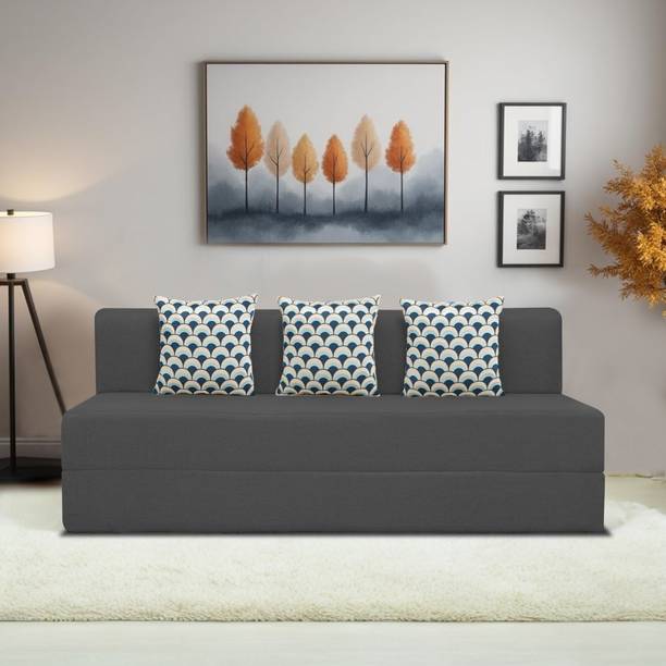 Casaliving Marcus 3 Seater Double Foam Fold Out Sofa Cum Bed