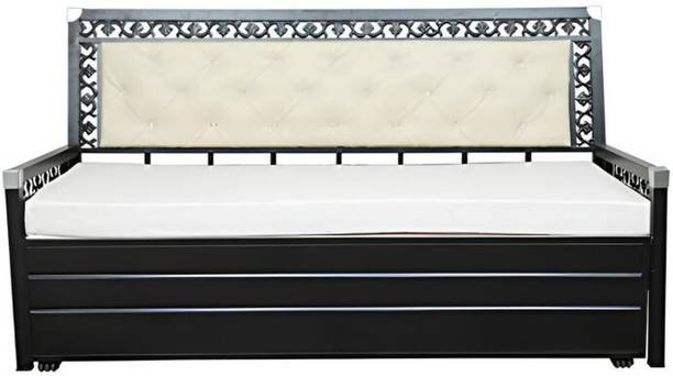 Aplus 3 Seater Double Metal Pull Out Sofa Cum Bed