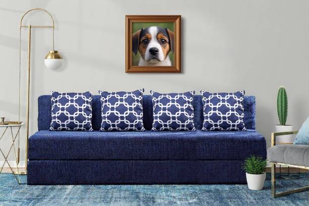 siyanavo Siyanavo sofa 4 Seater Double Foam Pull Out Sofa Cum Bed
