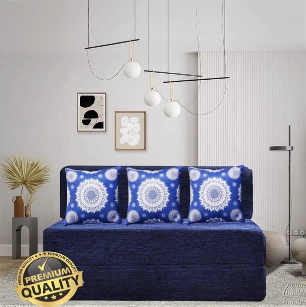 Expecting Smile For 3 Person 3 Seater Double Foam Fold Out Sofa Cum Bed