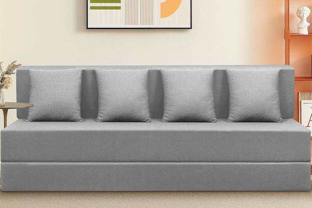 Screw & Art 4 Seater Single Foam Fold Out Sofa Cum Bed