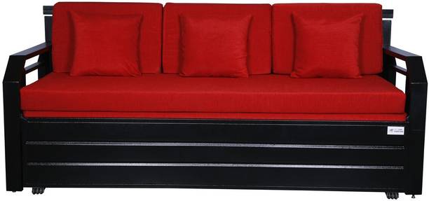 A-1 Star Furniture 4 Seater Double Metal Pull Out Sofa Cum Bed