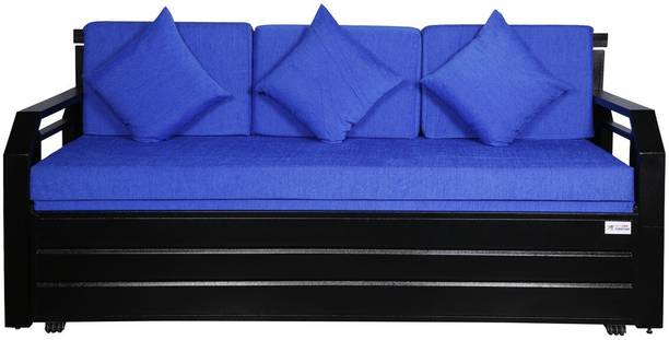 A-1 Star Furniture 4 Seater Double Metal Pull Out Sofa Cum Bed