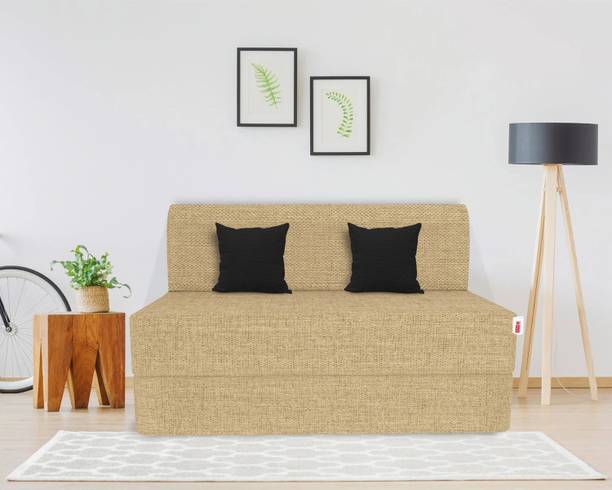 Usha Shriram Folding 2 Seater Double Foam Fold Out Sofa Cum Bed