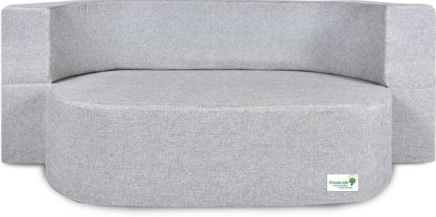 Friends Fit Life Fashion Life-47 X 72X 14 Comfort for All with 3 Seater Double Foam Fold Out Sofa Cum Bed