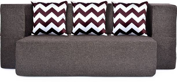 Solis Primus-comfort for all SOLISPRIMUS- COMFORT FOR ALL 3 Seater Double Foam Fold Out Sofa Cum Bed