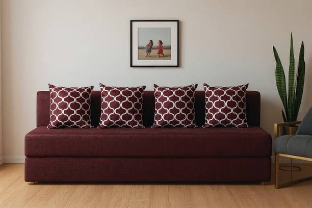 siyanavo 4 seater sofa cum bed 4 Seater Double Foam Pull Out Sofa Cum Bed