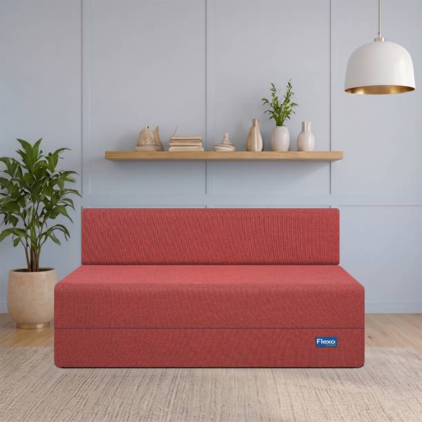 flexobystarlon 3 Seater Double Foam Fold Out Sofa Cum Bed