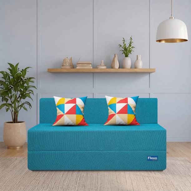 flexobystarlon 3 Seater Double Foam Fold Out Sofa Cum Bed