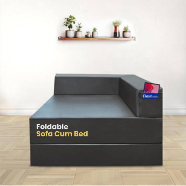flexobystarlon Foam Comfort L Shape Corner Sofa Cum Bed Premium Living Room Furniture 3 Seater Double Foam Fold Out Sofa Cum Bed