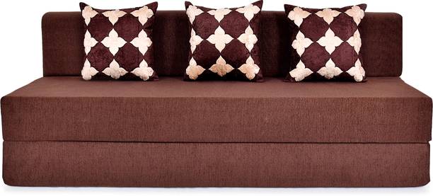Flipkart Perfect Homes GINI 4 Seater Double Foam Pull Out Sofa Cum Bed