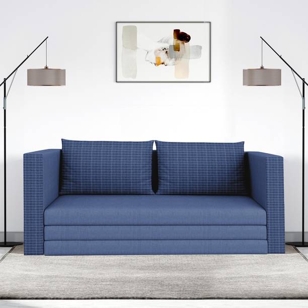 Bharat Lifestyle 3 Seater Double Solid Wood Fold Out Sofa Cum Bed
