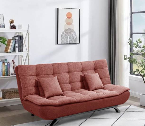 FURNITURE KI FACTORY 3 Seater Single Engineered Wood Fold Out Sofa Cum Bed