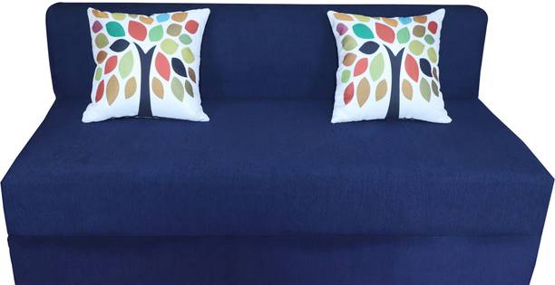 msshah 4x6 size Chenille Fabric Washable Cover 4 Seater Single Foam Fold Out Sofa Cum Bed