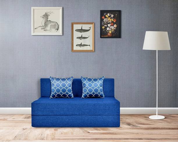 Friends Fit Life Sofa Bed 4X6 Sofa Cum Bed 2 Seater Double Foam Fold Out Sofa Cum Bed
